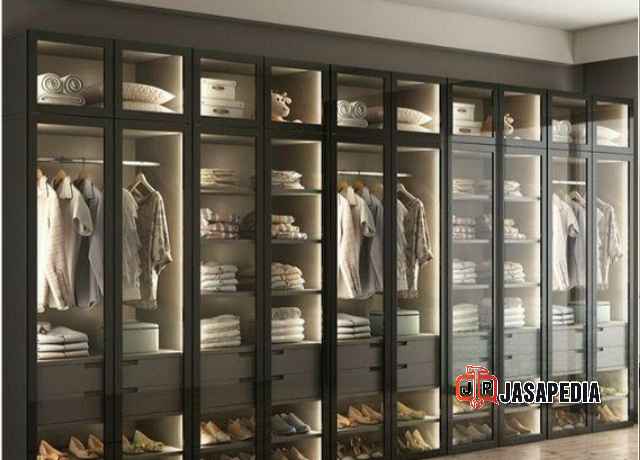 Model Pintu Kaca? Cek Harga Lemari custom per Meter Depok Desain Estetik