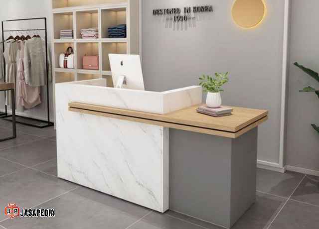 Jasa pembuatan display toko Bekasi meja kasir custom, bikin toko auto keren Jasa pembuatan display toko Bekasi meja kasir custom, bikin toko auto keren