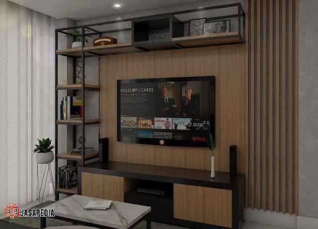 Tukang custom furniture industrial Bogor desain gratis