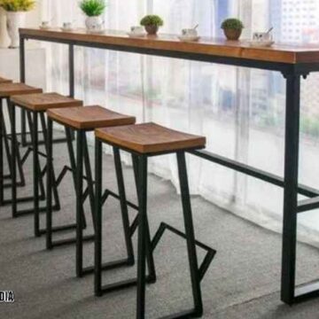 Jasa custom kursi cafe minimalis Bekasi rangka besi hollow industrial kuat Jasa custom kursi cafe minimalis Bekasi rangka besi hollow industrial kuat