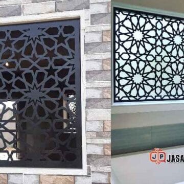 Jasa pembuatan jendela cutting laser desain industrial unik Jasa pembuatan jendela cutting laser desain industrial unik