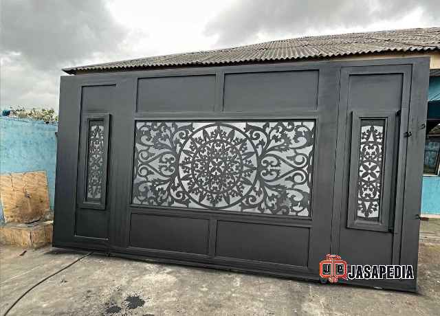 Harga pembuatan pintu pagar cutting laser Depok Tangerang Bogor Harga pembuatan pintu pagar cutting laser Depok Tangerang Bogor