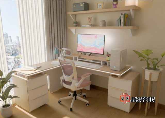 Jasa Custom Meja belajar minimalis Serang free desain 3D dan instalasi Jasa Custom Meja belajar minimalis Serang free desain 3D dan instalasi