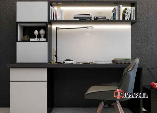 Custom Meja belajar minimalis Bekasi untuk kamar tidur sempit apartemen