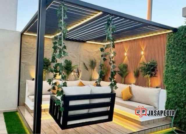 gazebo besi minimalis Jakarta