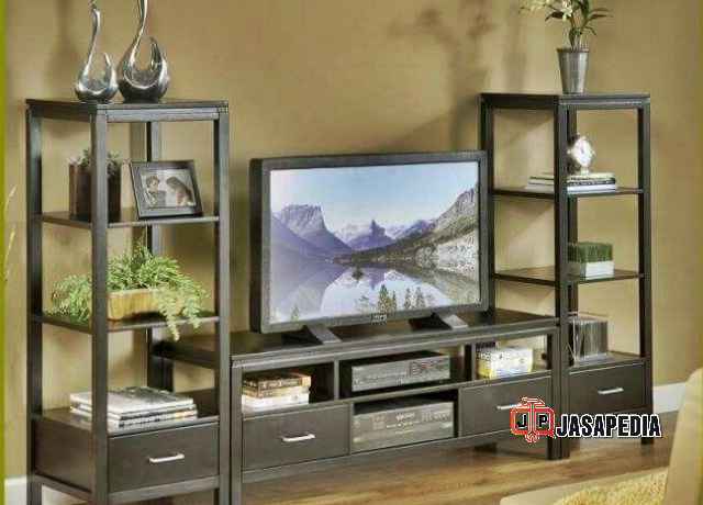 Jasa Rak TV besi Unik Tangerang Gaya Scandinavian