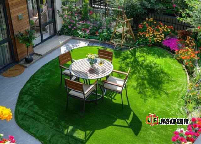 Jasa Rumput sintetis Bogor rekomendasi terbaik untuk villa dan resort wisata