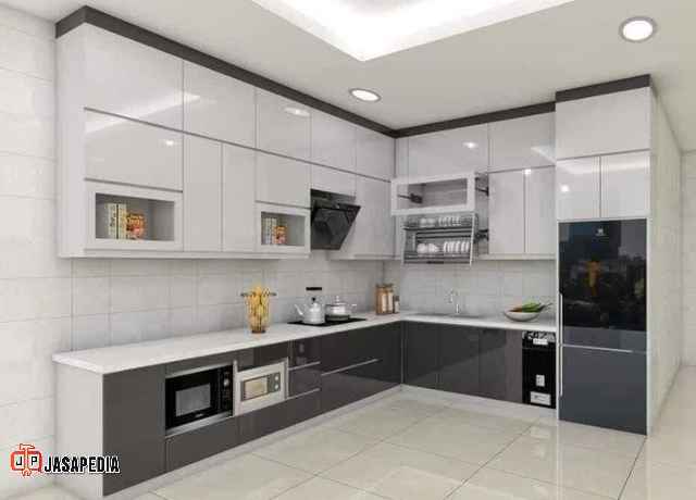 Harga aluminium kitchen set per meter Bekasi Spesialis Minimalis Tahan Lama