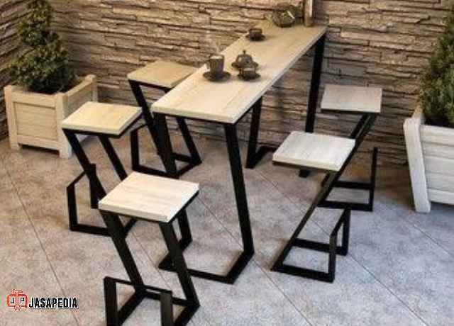 Harga custom kursi cafe minimalis Jakarta langsung pengrajin tanpa perantara