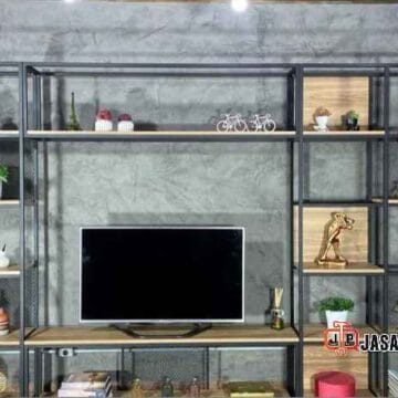 Jasa Rak TV besi Unik Bogor Harga Pengrajin