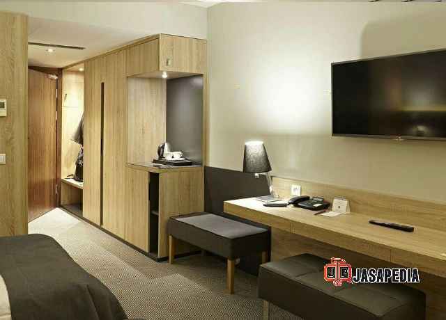 Jasa pembuatan meja kamar minimalis modern Bekasi bahan plywood anti rayap
